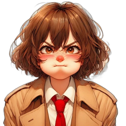face, jacket, mask, hair transparent PNG cut-out