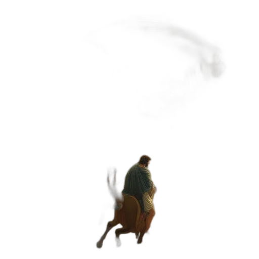animal, dragon, creature, staff transparent PNG cut-out