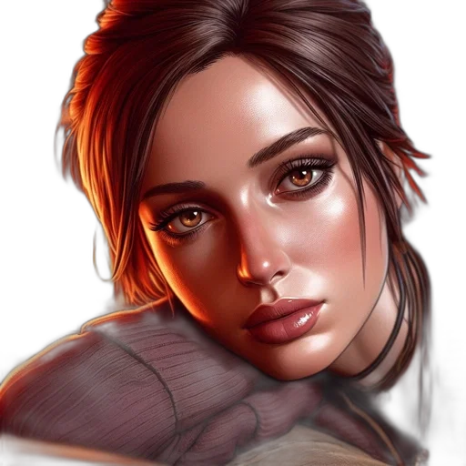 face, fantasy art, photorealistic, concept art transparent PNG cut-out