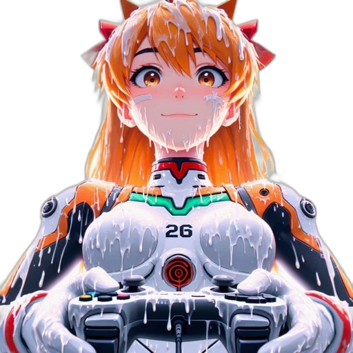 robot, weapon, crown, face transparent PNG cut-out