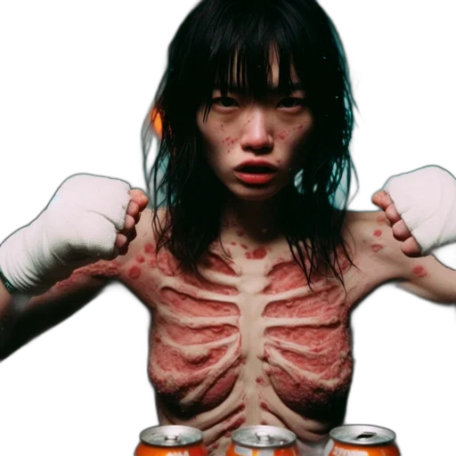 food, creature, robot, cyberpunk transparent PNG cut-out