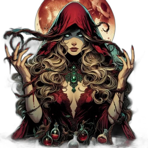 jewelry, fantasy art, concept art, comic book art transparent PNG cut-out