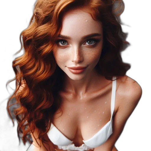 face, dress, jewelry, hair transparent PNG cut-out