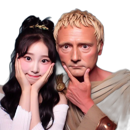 vaporwave, photorealistic, fantasy art, anime transparent PNG cut-out