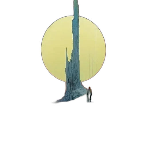 umbrella, sword, staff, tree transparent PNG cut-out