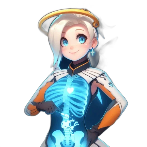 robot, staff, dress, weapon transparent PNG cut-out