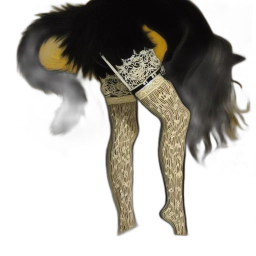 hair, crown, shoes, dress transparent PNG cut-out