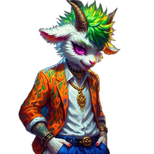 jacket, staff, animal, dragon transparent PNG cut-out