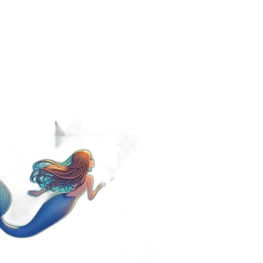 dragon, hair, creature, weapon transparent PNG cut-out