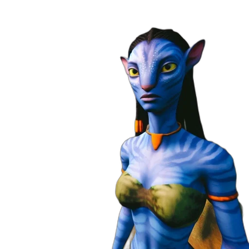 creature, mask, dragon, staff transparent PNG cut-out