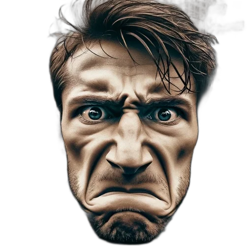 face, mask, creature, staff transparent PNG cut-out