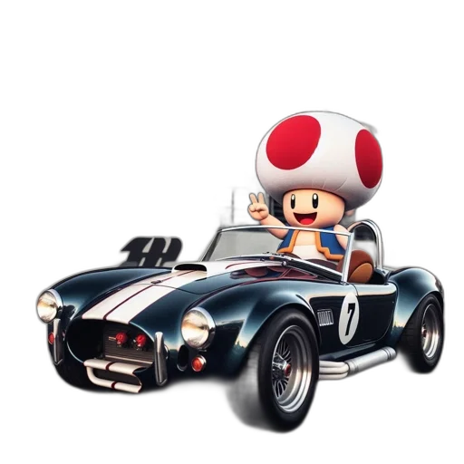 car, concept art, 3d render, pixel art transparent PNG cut-out