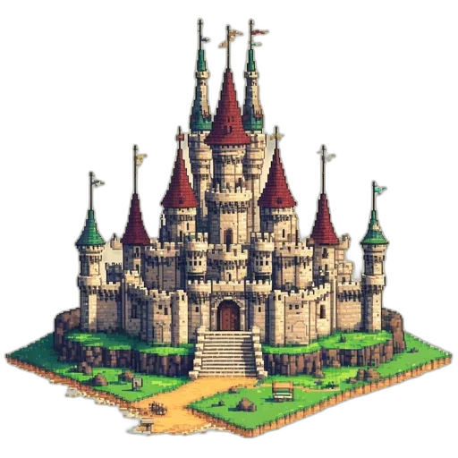 crown, building, jewelry, staff transparent PNG cut-out