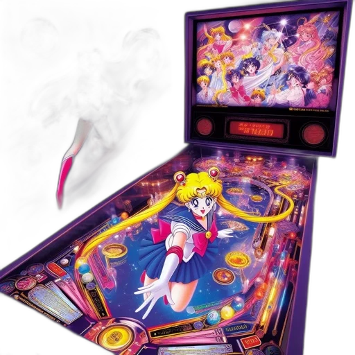 fire, outer space, neon lights, anime transparent PNG cut-out