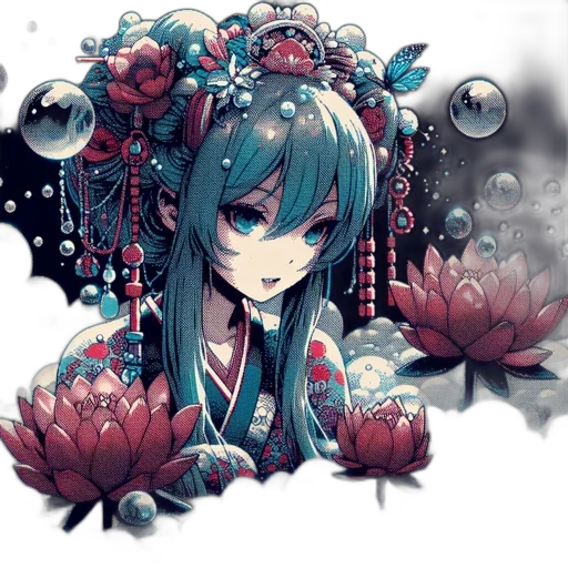 flower, staff, crown, jewelry transparent PNG cut-out