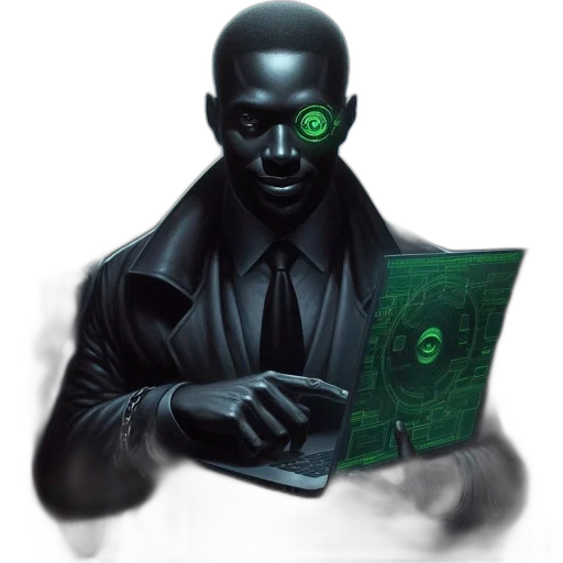 mask, robot, face, jacket transparent PNG cut-out