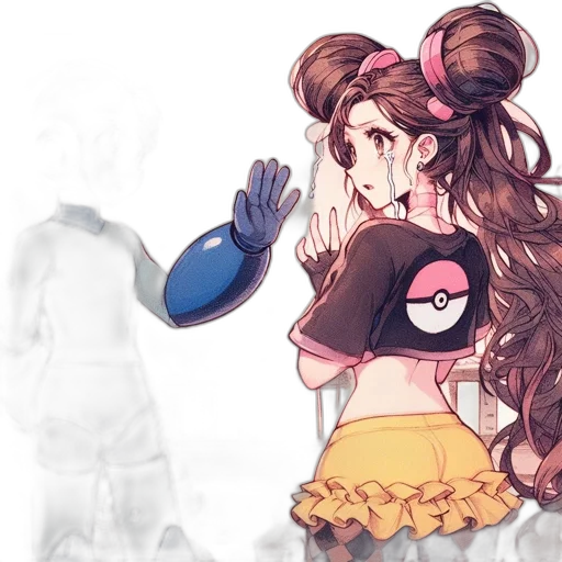 dress, mask, weapon, anime transparent PNG cut-out