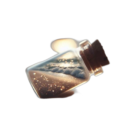 bottle, jewelry, small, jar transparent PNG cut-out