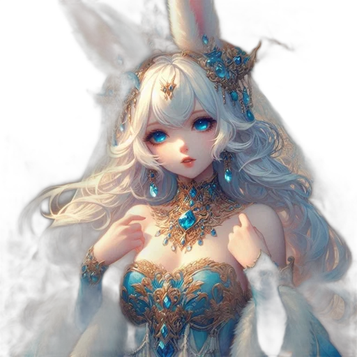 dress, crown, dragon, creature transparent PNG cut-out