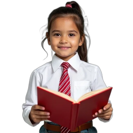 staff, photorealistic, young, girl transparent PNG cut-out