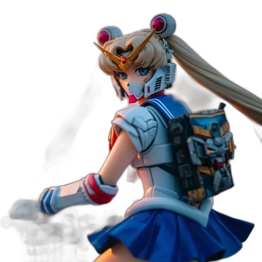 weapon, staff, robot, mask transparent PNG cut-out