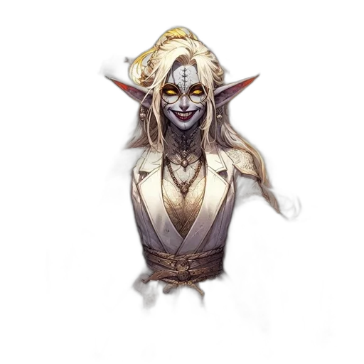mask, staff, face, creature transparent PNG cut-out