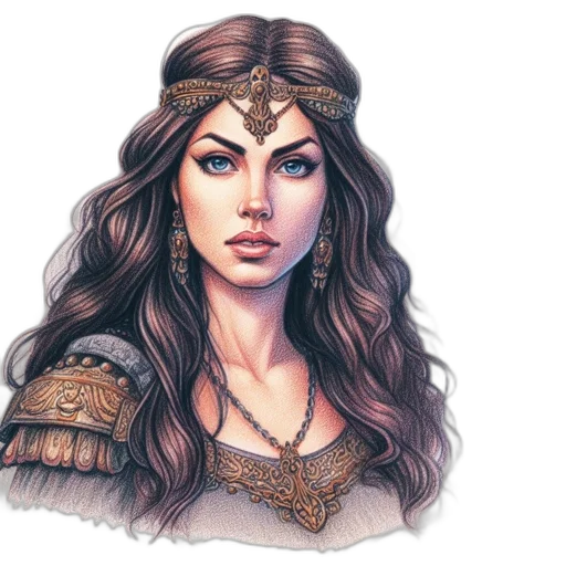 crown, jewelry, face, fantasy art transparent PNG cut-out