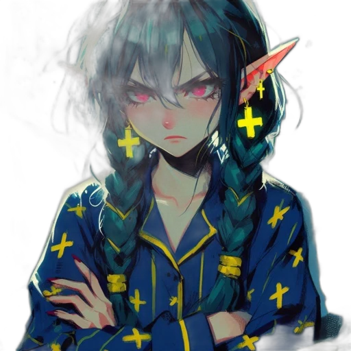 staff, jacket, creature, mask transparent PNG cut-out