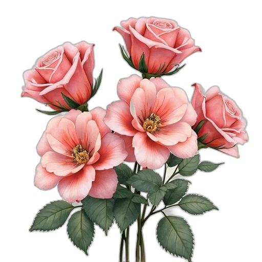 flower, crown, jewelry, photorealistic transparent PNG cut-out