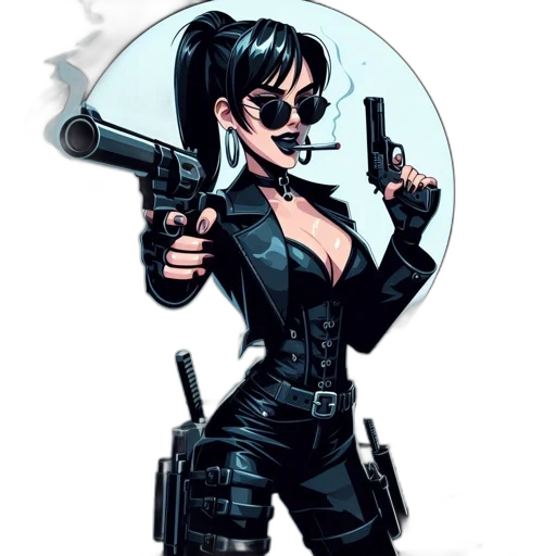 weapon, comic book art, concept art, cartoon transparent PNG cut-out