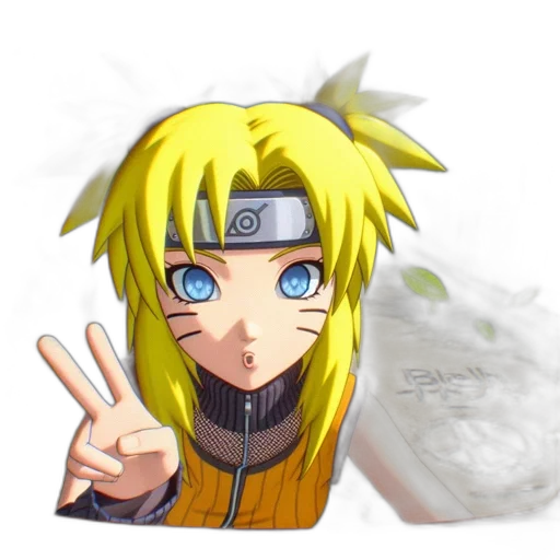face, anime, 3d render, pixel art transparent PNG cut-out