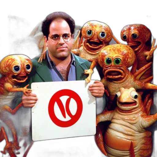staff, creature, outer space, man transparent PNG cut-out