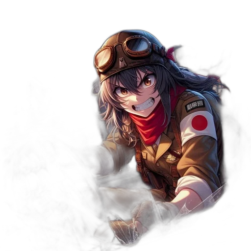weapon, jacket, staff, hat transparent PNG cut-out