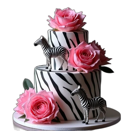 3d render, photorealistic, monochrome, zebra transparent PNG cut-out