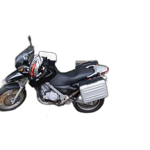3d render, photorealistic, black, motorcycle transparent PNG cut-out