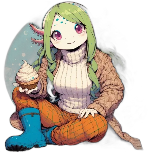creature, dragon, staff, food transparent PNG cut-out