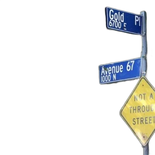 3d render, concept art, city street, street transparent PNG cut-out