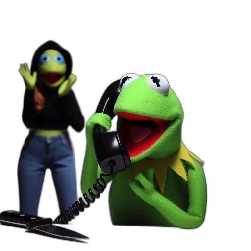 staff, animal, weapon, kermit transparent PNG cut-out