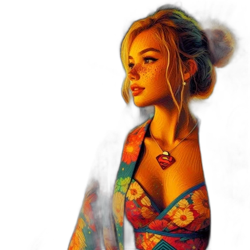 dress, jewelry, face, mask transparent PNG cut-out