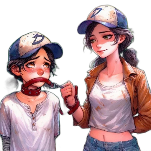 anime, concept art, watercolor, comic book art transparent PNG cut-out