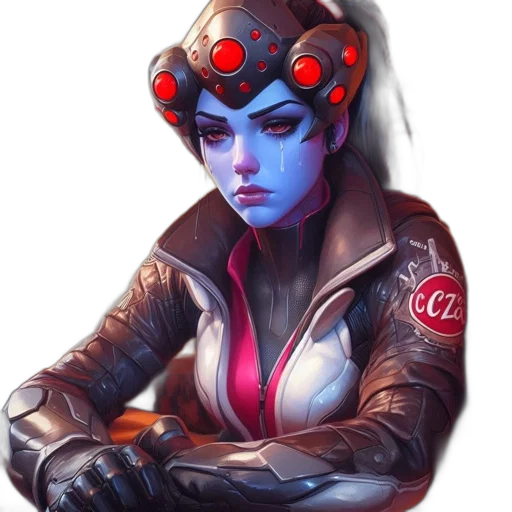 jacket, staff, face, weapon transparent PNG cut-out