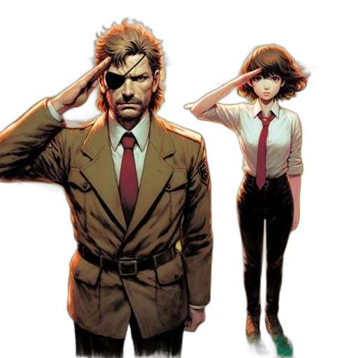 comic book art, concept art, anime, cartoon transparent PNG cut-out