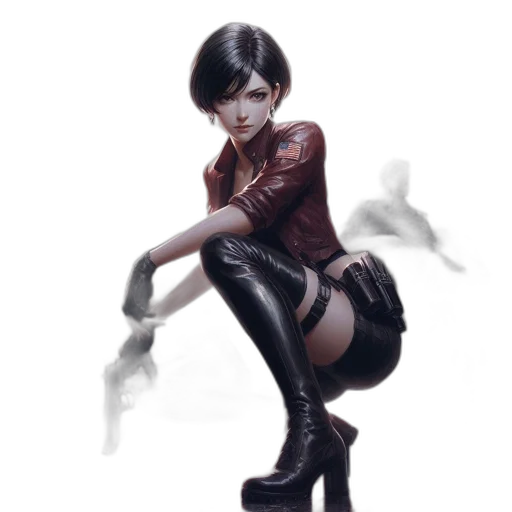 jacket, weapon, staff, concept art transparent PNG cut-out