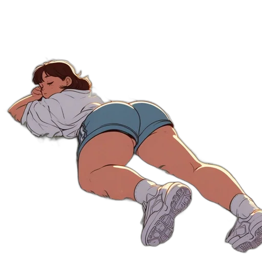 concept art, vaporwave, pixel art, anime transparent PNG cut-out