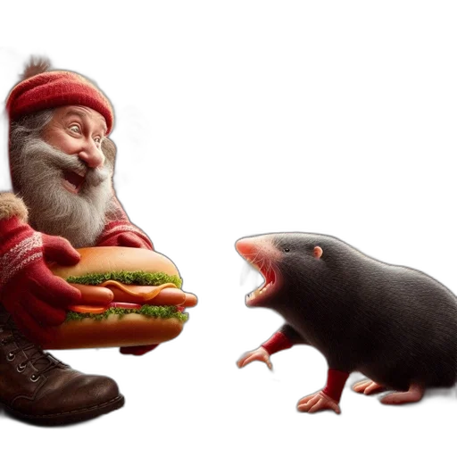 food, animal, creature, hat transparent PNG cut-out