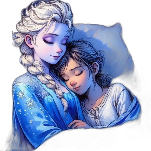 watercolor, fantasy art, pixel art, concept art transparent PNG cut-out