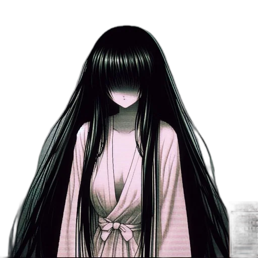 hair, mask, dress, face transparent PNG cut-out