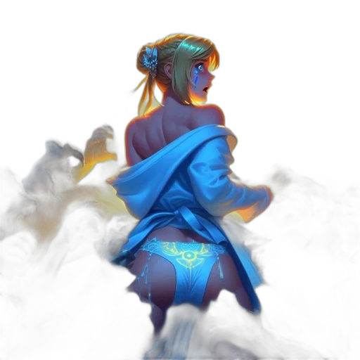 jacket, concept art, fantasy art, cyberpunk transparent PNG cut-out