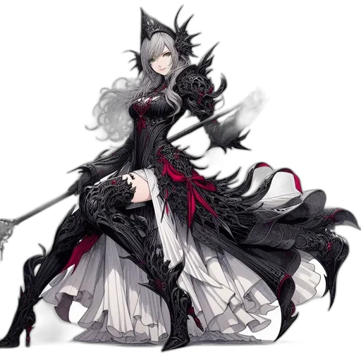 dress, concept art, fantasy art, pixel art transparent PNG cut-out