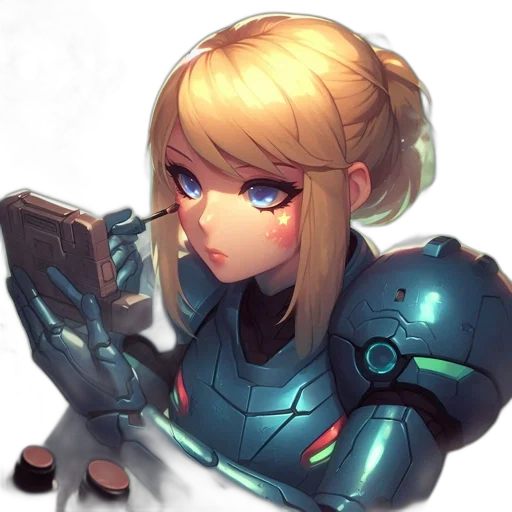 robot, weapon, face, staff transparent PNG cut-out